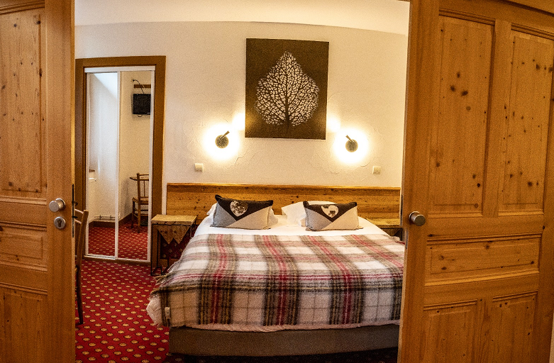 Chambre d'hôtel château de la Muzelle Bourg d'Arud, Venosc